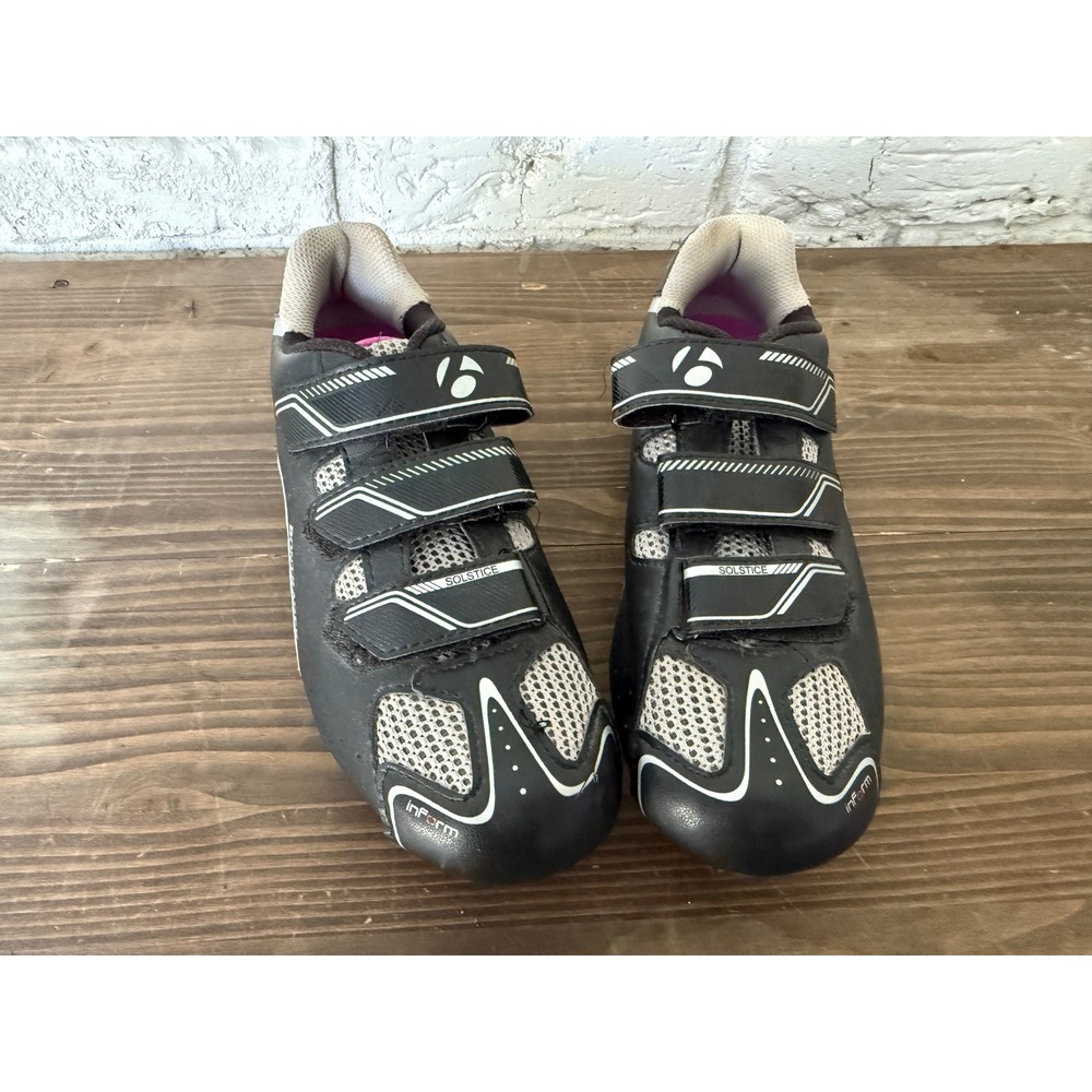 Bontrager Solstice Women's Road Bike‎ Cycling Shoes Black EU 39 US 7.5 - Picture 2 of 9